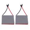 2Pcs Fireplace Fan Power Generation Sheet Heat Powered Wood Stove Fan Replacement Repair 227℃ Heat R