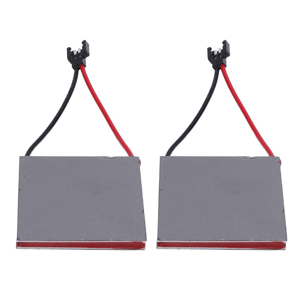2Pcs Fireplace Fan Power Generation Sheet Heat Powered Wood Stove Fan Replacement Repair 227℃ Heat R