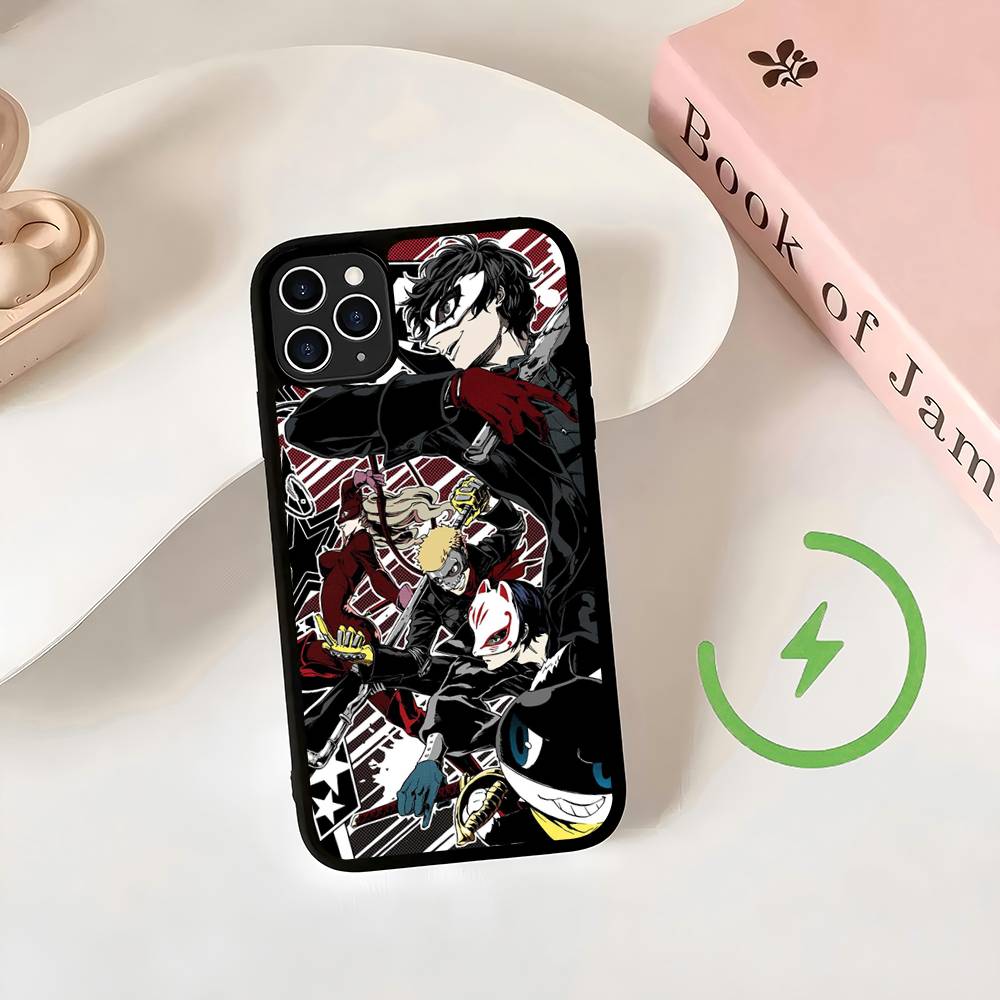 Game P-Persona 5 Cool Magnetic Charging Cover Phone Case For IPhone 17 16 14 13 12 11 15 Pro Max For Magsafe Wireless