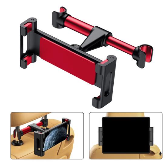 Car Phone Holder Rear Headrest Vehicle-mounted Stand Adjustable Telescopic 360° Rotates Phone Holder for Cars SUVs Trucks