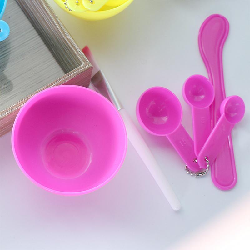 Conjunto de Tigela para Máscara e Tigela de Mistura e Conjunto de Seis Pincéis para Fazer Máscara Facial DIY Ferramentas de Beleza e Maquiagem