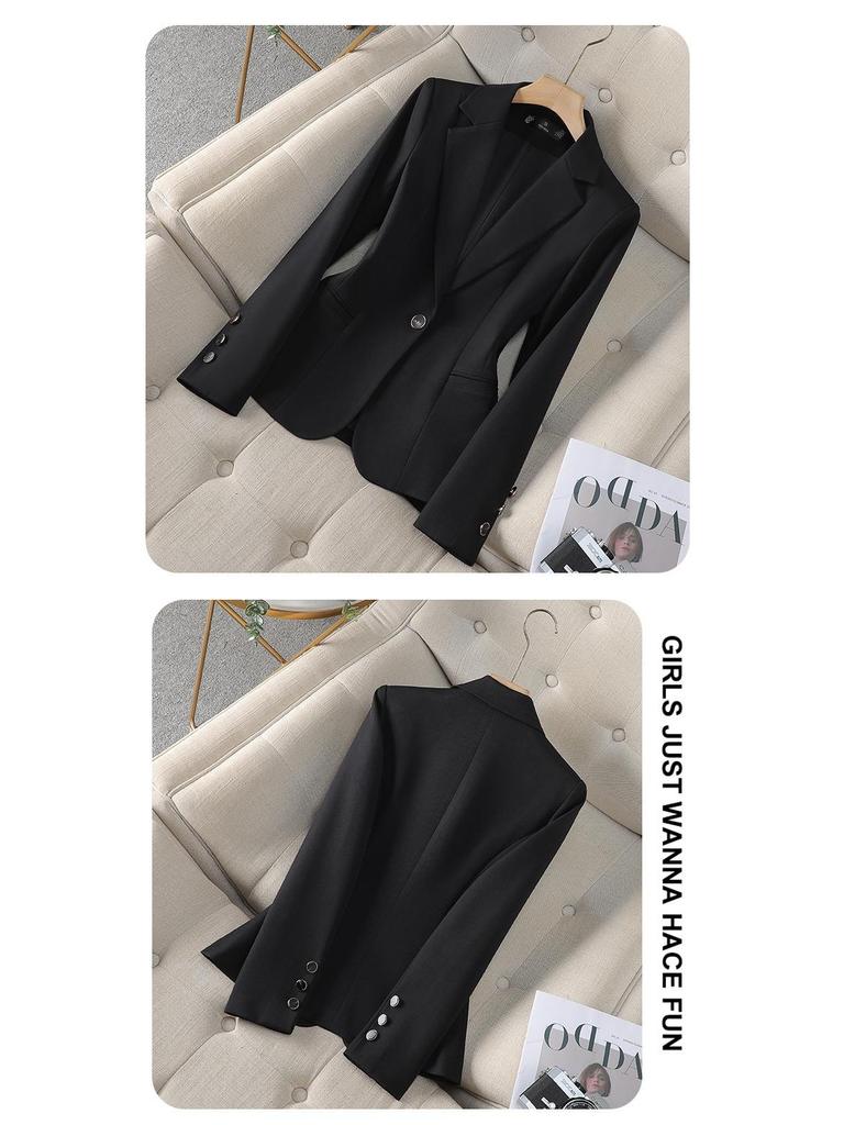 Women's 2025 Spring/Autumn Blazer - Fashionable Versatile Workwear