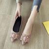 Autumn Women Flats Shoes Sexy Elegant Pointed Low Heel Sneakers Women New Shallow Slip-on Comfortable Casual Loafers