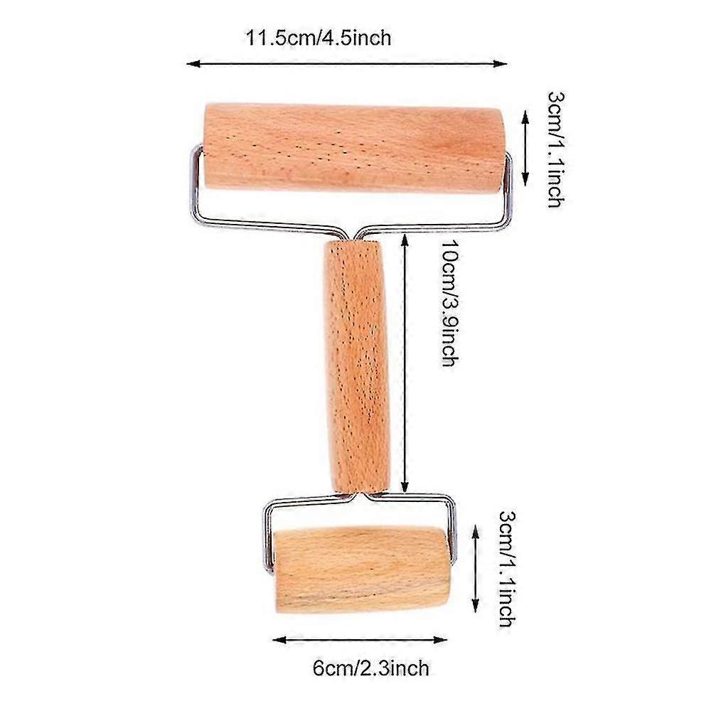 Wood Rolling Pin,dough Roller Pizza Roller Cookie Baking Accessories