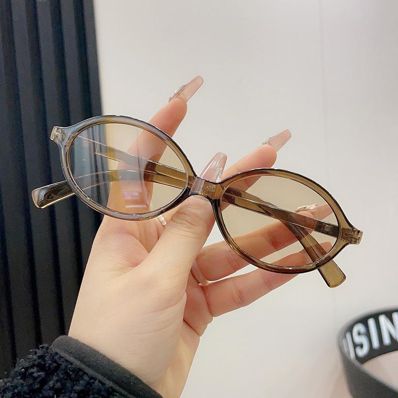 

JYL TS Wholesale Sunglasses Women UV Protection Big Face Slimming CY5553 A-8875 банан кольором манія