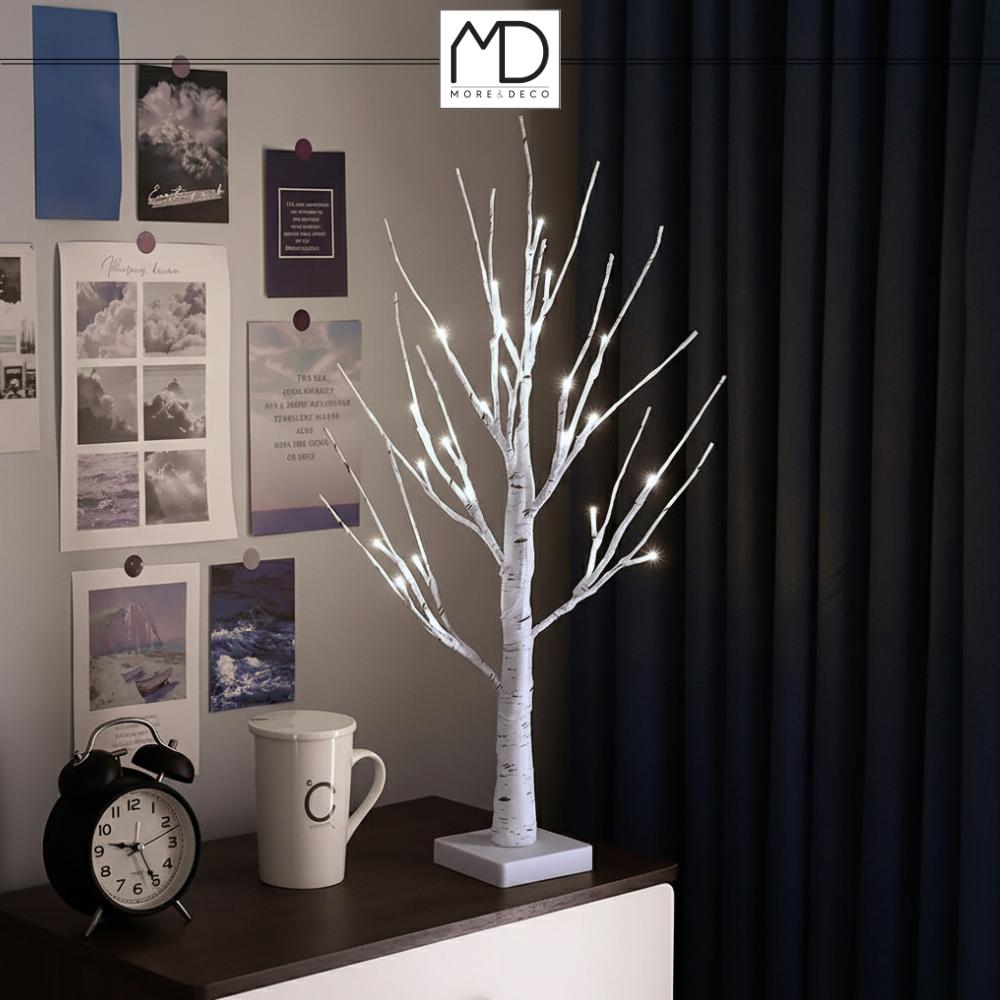 Christmas tree birch led decoration christmas 120cm 48led COLD