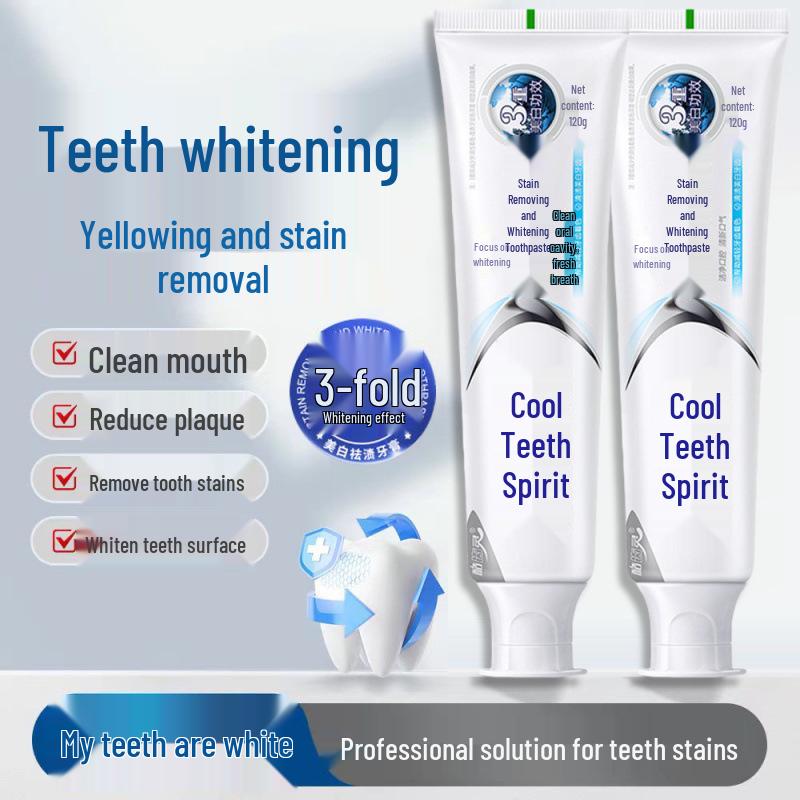 Specialized Whitening Toothpaste: Removes Stains, Brightens Teeth, Fights Cavities, and Freshens Breath.