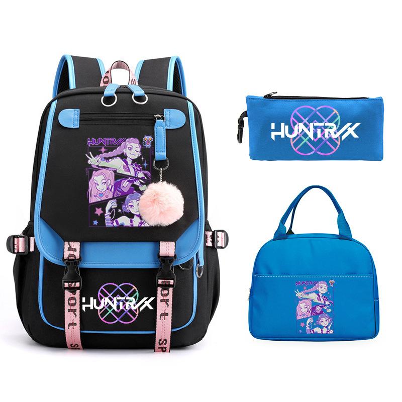 KPop Demon Hunters Demon Hunters Printed Fashion Children's Backpack Foreign Trade Trend Student School Bag