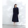 Beauty Casual Wide Waist Yoke Navy [Natural Basics] Dress, Dress, Women's,
