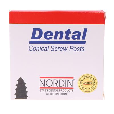 1 caixa de parafuso de aço inoxidável banhado a ouro dentário poste de titânio material dentário tratamento de canal radicular para dentista ferramenta odontológica