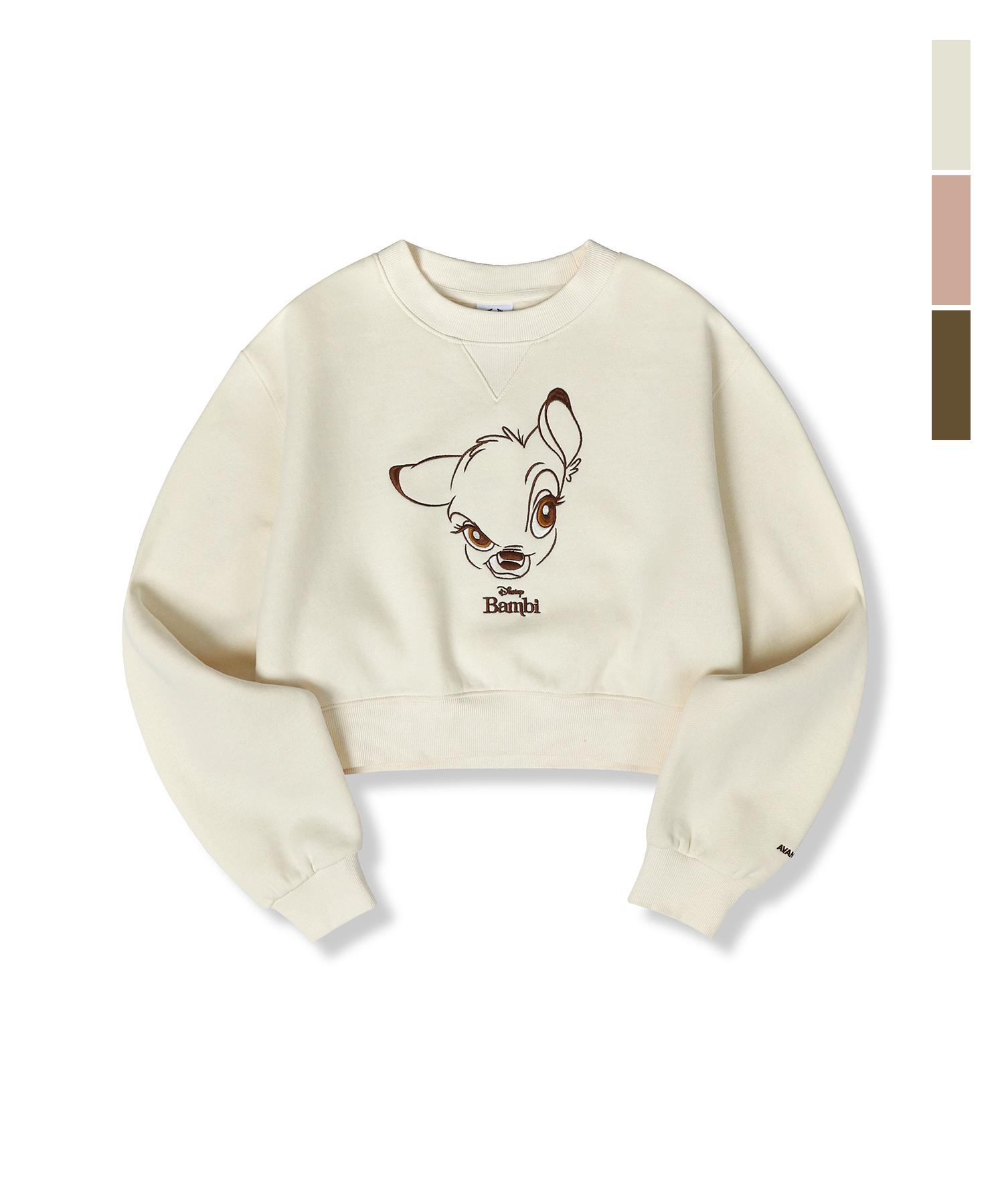 Городская толстовка Bambi Crop Mtm - 3 цвета Warm Butter/S