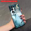 2DFlat Samsung Phone Case Moonlit Fox and Dolphin Dream Applicable To Galaxy S23 S24 S25ULTRA S26 A12 A14 A15 A16 A54 A55