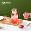 Large Capacity Heat-Resistant Glass Pitcher