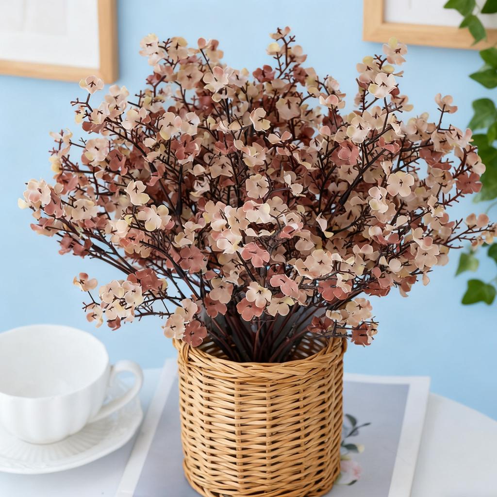 1pc Artificial Flower Silk Gypsophila Valentine's Day Home Table Outdoor Garden Wedding Bridal Bouquet Festival Party Gift Decor