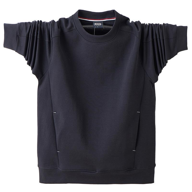 Men's Casual Soft Crewneck Sweatshirt Breathable Crew Neck Pullover Outdoor Athletic Long Sleeve Sweatshirts for Men Basic Pullover Sweatshirt Tops
