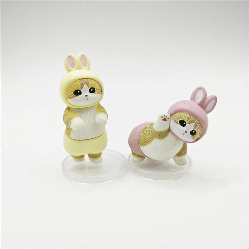 The Dressed Rabbit Up As The Cat Action Figure Cartoon Model Toy Doll Kid Gift