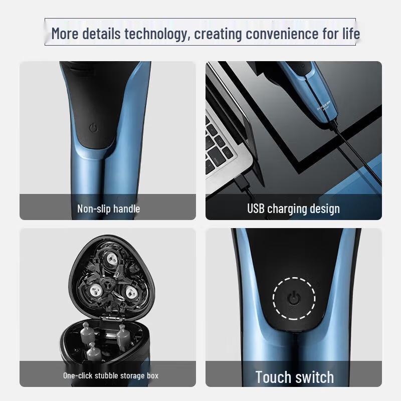Flyco PS197 Men's Rechargeable Rotary Electric Shaver