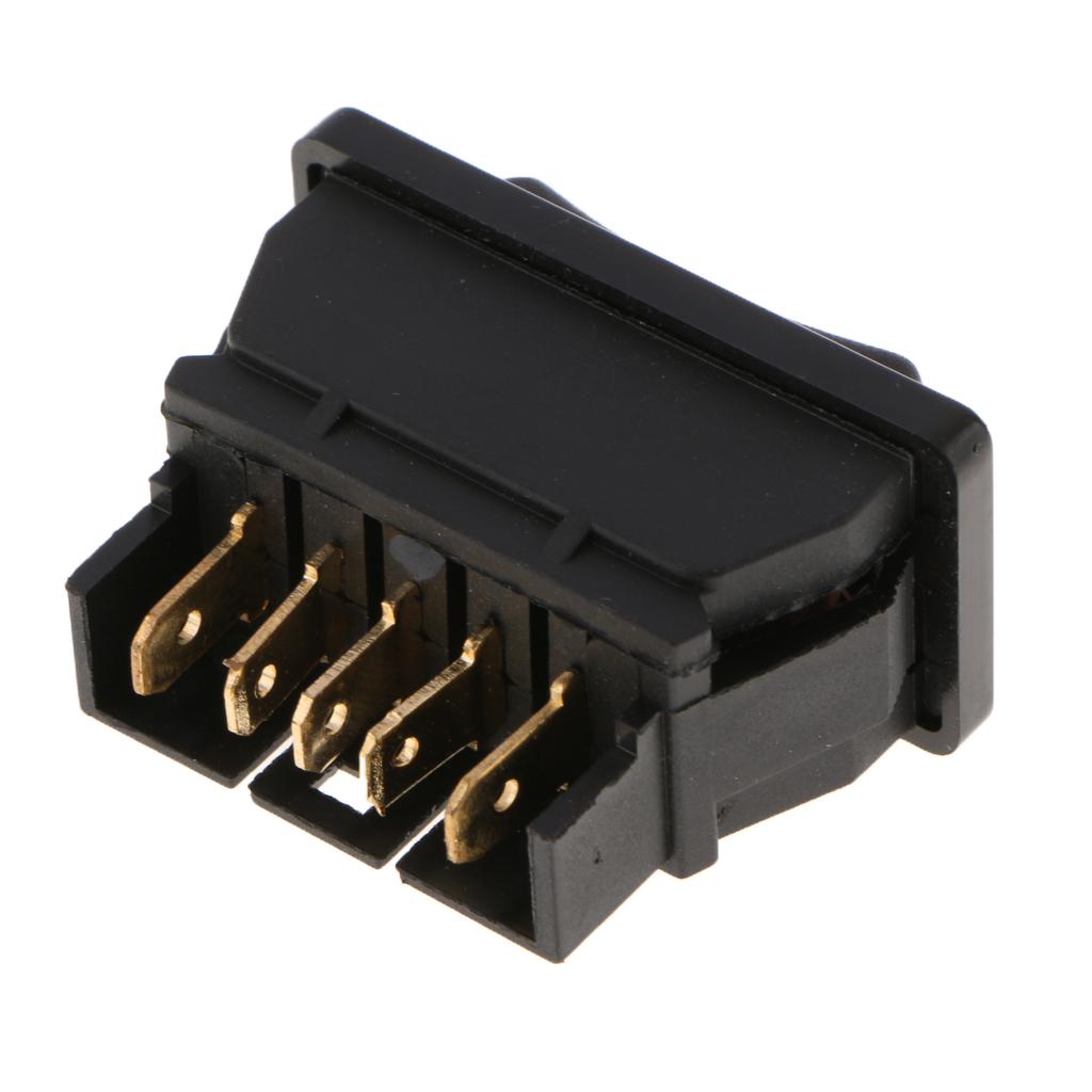 2X 2 Rows Electric Switch Red Led Light