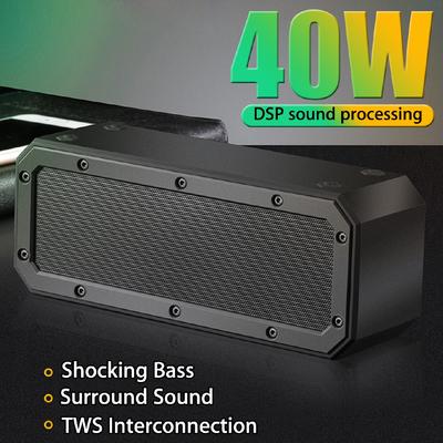 Wireless Portable Speaker Column Bluetooth 5.0 IPX7 Waterproof Subwoofer Audiobox Stereo Sound Boombox Outdoor Speakers