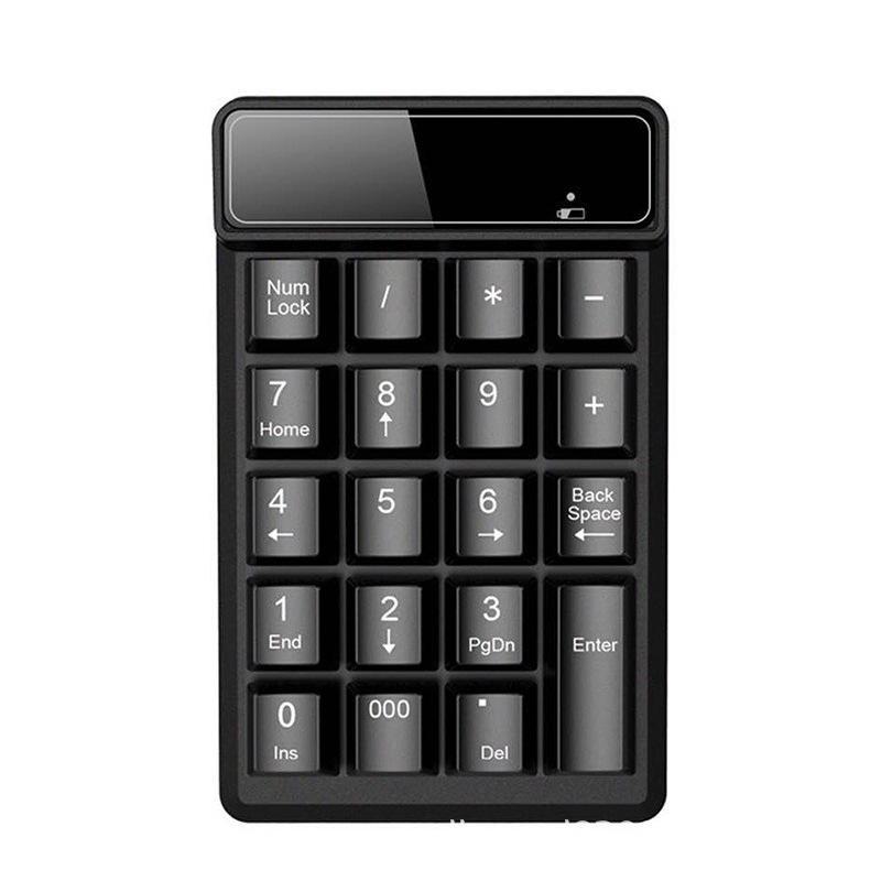 Compact Wireless Numeric Keyboard with Floating Keycaps for Financial Accounting