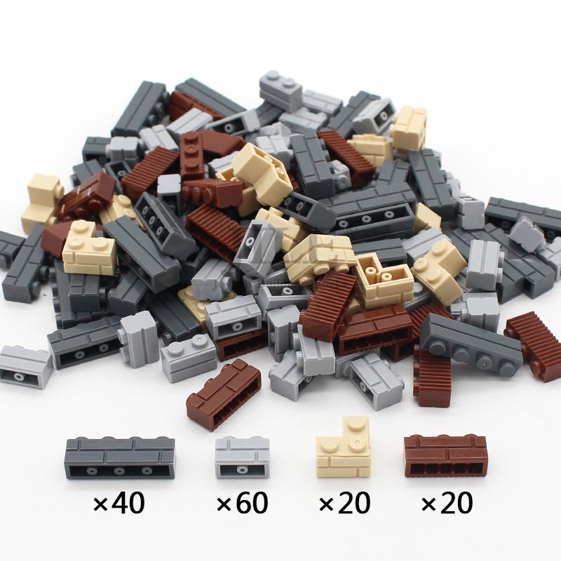 MOC Commando Special Forces Army Soldier Figures Military Base Barbed Wire Weapon Equipment Sandbags Bricks Building Blocks Toys