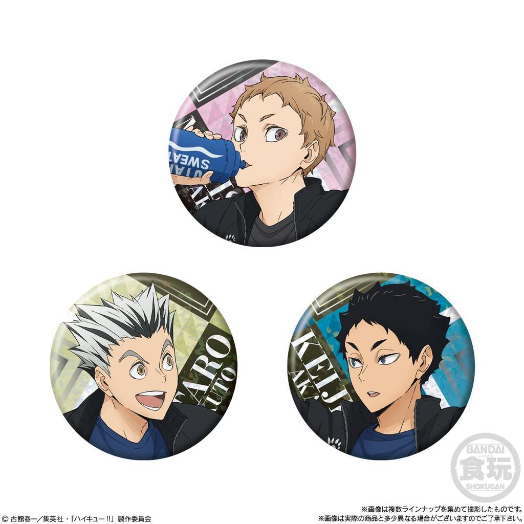 Haikyu!! Can Badge Biscuits 12-Piece Box (Candy Toy)