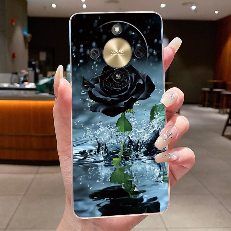 Casing For Honor X9D 5G Aesthetic Luxury Dragon Cute Cool Boys Girls Soft Silicone Phone Case Back Cover Transparent TPU Shell
