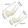 Durable Plastic Bird Fruit Fork White Bird Utensils Parrot Fruit Fork Birdcage Fork Pet Product