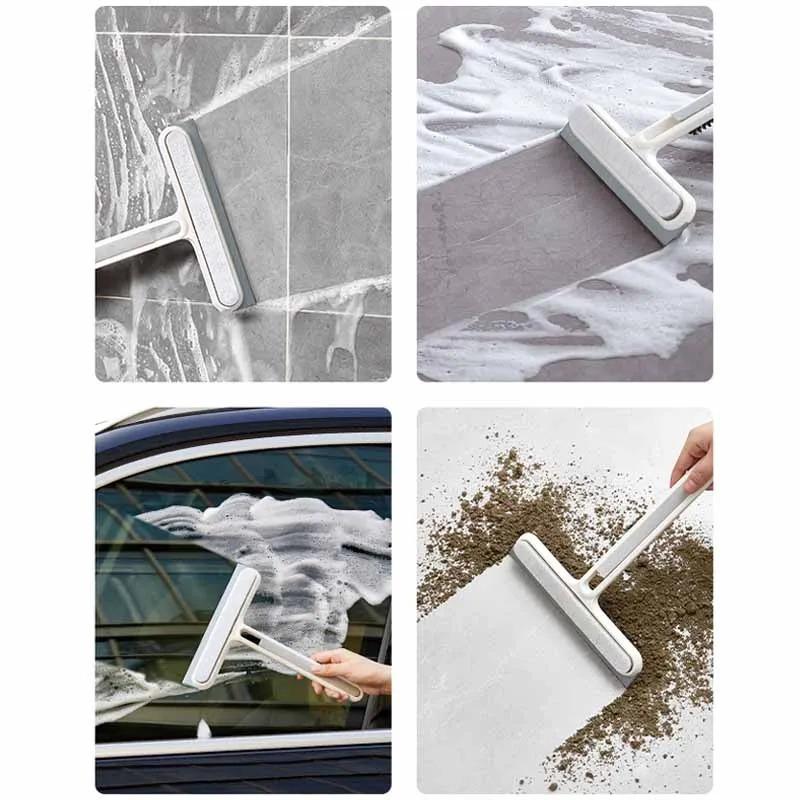 Car Water Wiper Plate Silicone Glass Cleaner Scraper Car Windshield Cleaning Squeegee for Car Windshield Window Bathroom Kitchen