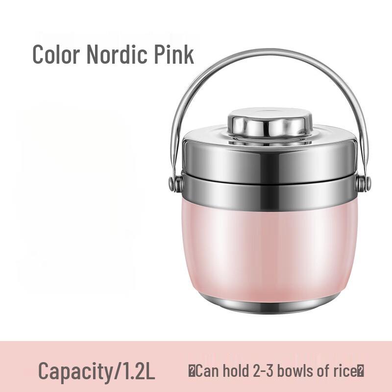 Double-Layer 304 Stainless Steel Insulated Lunch Box