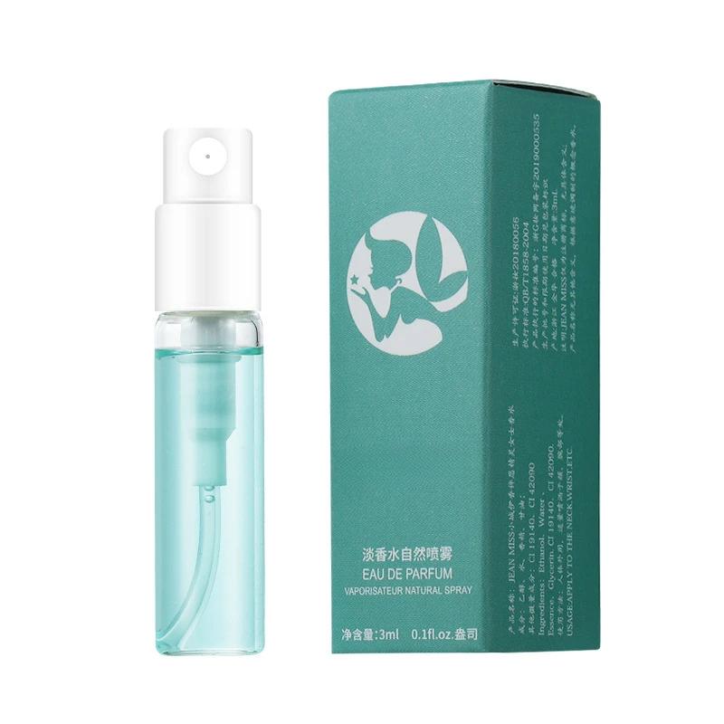 3ml Pheromone Perfume Eau De Toilette for Women Men Atomizer Art Printed Packaging Lady Sample Long Lasting Perfume