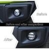 Car Front Fog Light Cover Trim Fog Lamp Guard for Suzuki Jimny 2019 Up Exterior Accessories  Aluminum Alloy