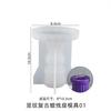 1 Pcs DIY Candlestick Mold Fashionable Handmade Retro Crystal Transparent Silicone Home Decoration Gift Creative Artistic Craft
