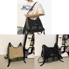 Mountain Theme Lightweight Nylon Crossbody Bag With Zipper Closure For Casual Use
