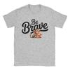Unisex Womens Punch Monkey Be Brave T Shirts Pure Cotton Tops Casual Short Sleeve Round Neck Tee Shirt Plus Size TShirts