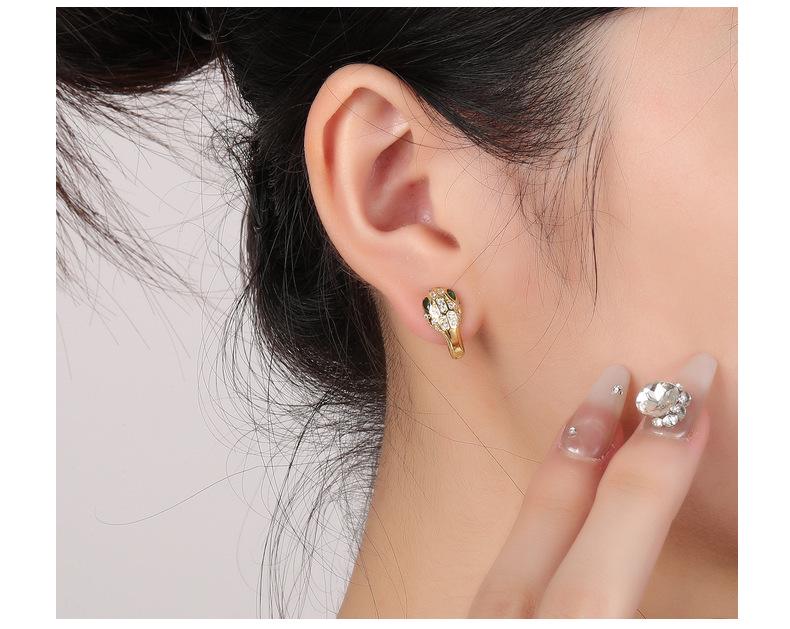 High-End Fashion Geometric Earrings Collection: Electroplated Simple All-Match Commuter Earrings