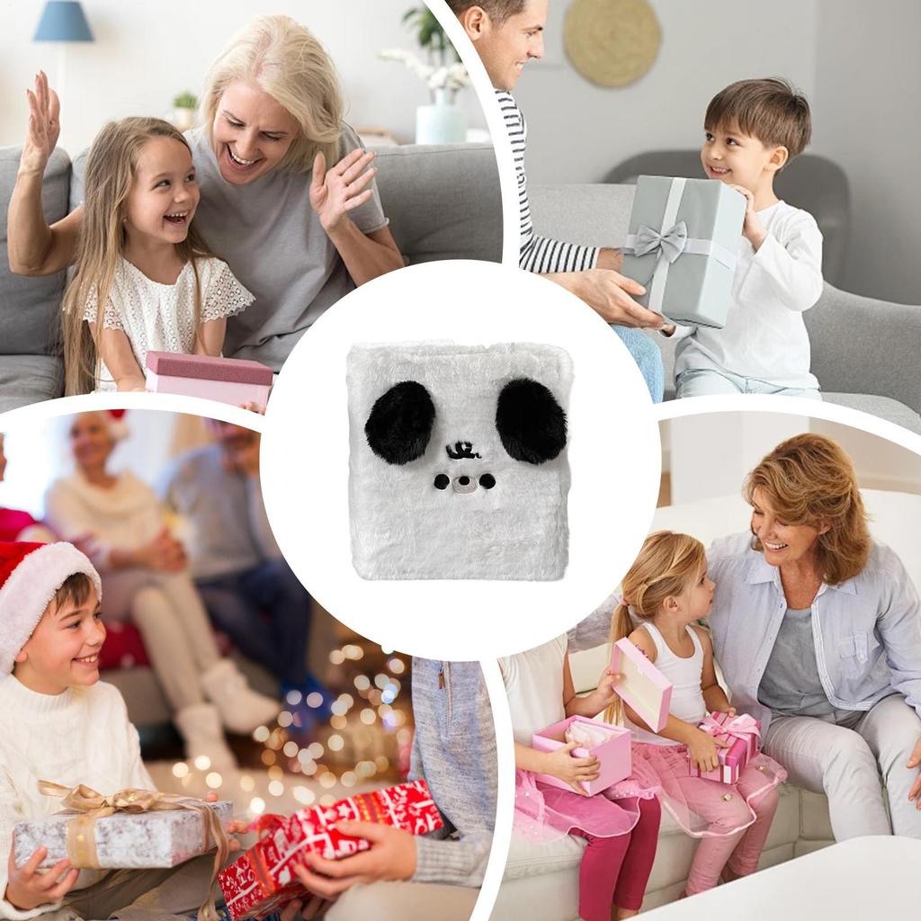 Album For Photos Plush Dog Cover Binder Scrapbook Adjustable Rings Portable Organization Photobook For Baby Wedding Travel Kids