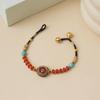 Bracciale a Campanella Etnico Tibetano Tessuto a Mano: Accessorio di Lusso di Nicchia Retrò