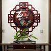 Chinese Style Decorative Wall Murals: Jade Carving Art for Living Room, Hallway & Restaurant
