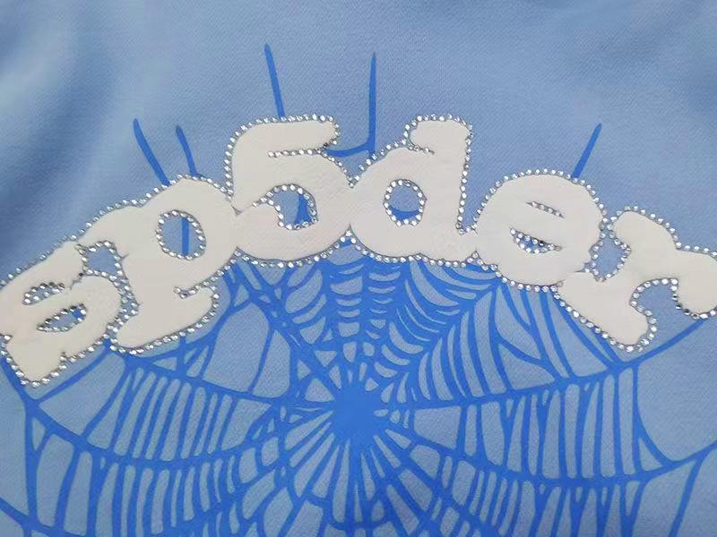 Spider Heavyweight 450G Fleece-lined Hoodie - European & American Trendy Brand Sp5der Sweatshirt