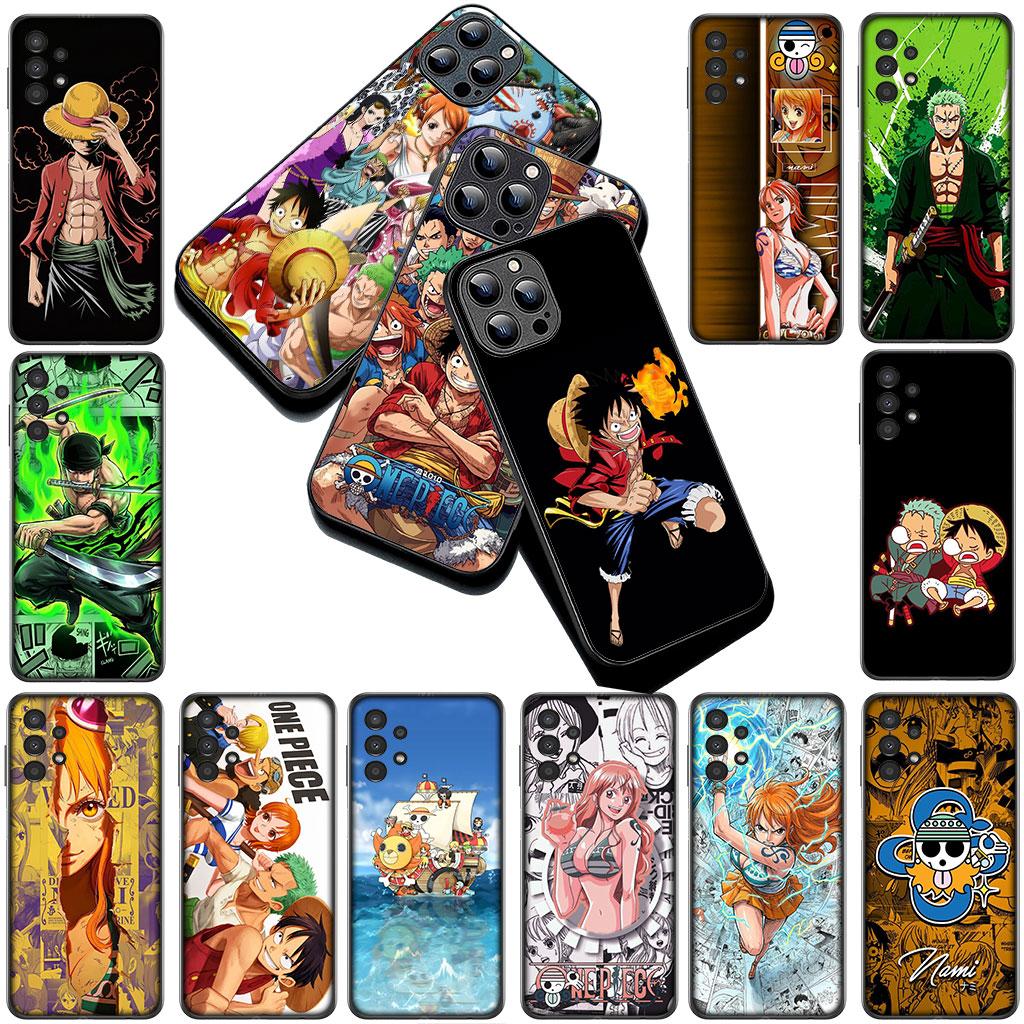 Roronoa Zoro Nami One Luffy Pieces Kryt na telefon pro Samsung Galaxy S10 S8 S9 Plus A33 A34 A31 70 A71 A72 Note 20 9 8 S10E Pouzdro