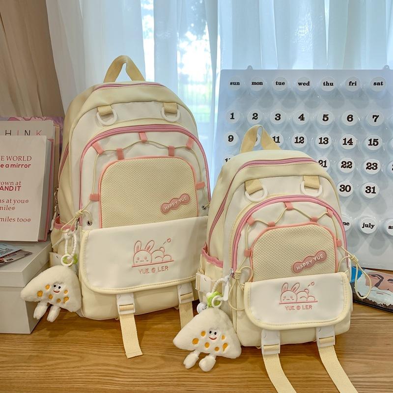 Schoolbag Large Capacity Backpack New College Style College Student Female Casual Schoolbag Fashion Travel Junior High School Student
