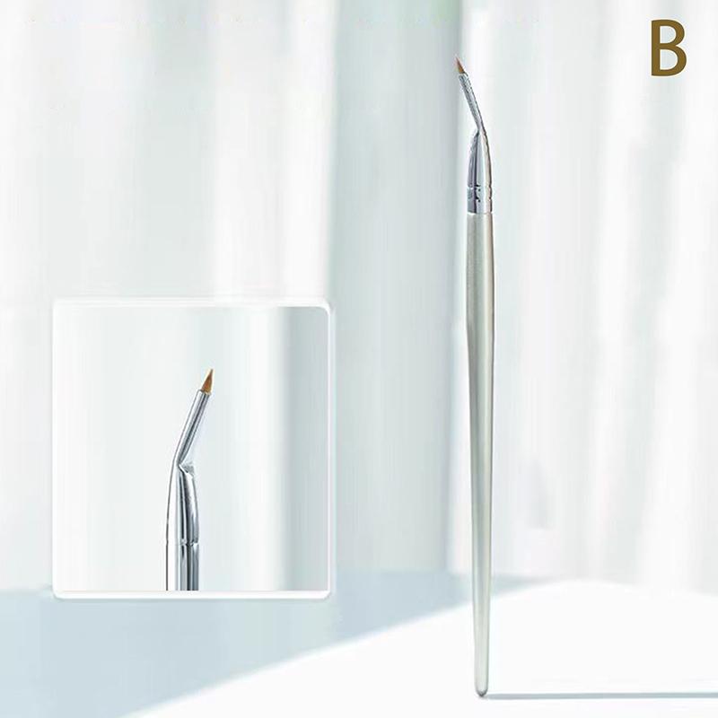 

Изогнутая головка кисти для подводки глаз Кисть для макияжа под глазами Слезная борозда для женщин Тонкая подводка Кисть для консилера Прецизионная косметика