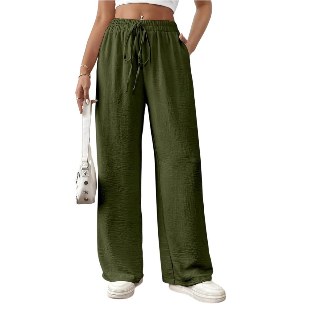 Women's Fashion Loose Casual Wide Leg Pants Casual Pants