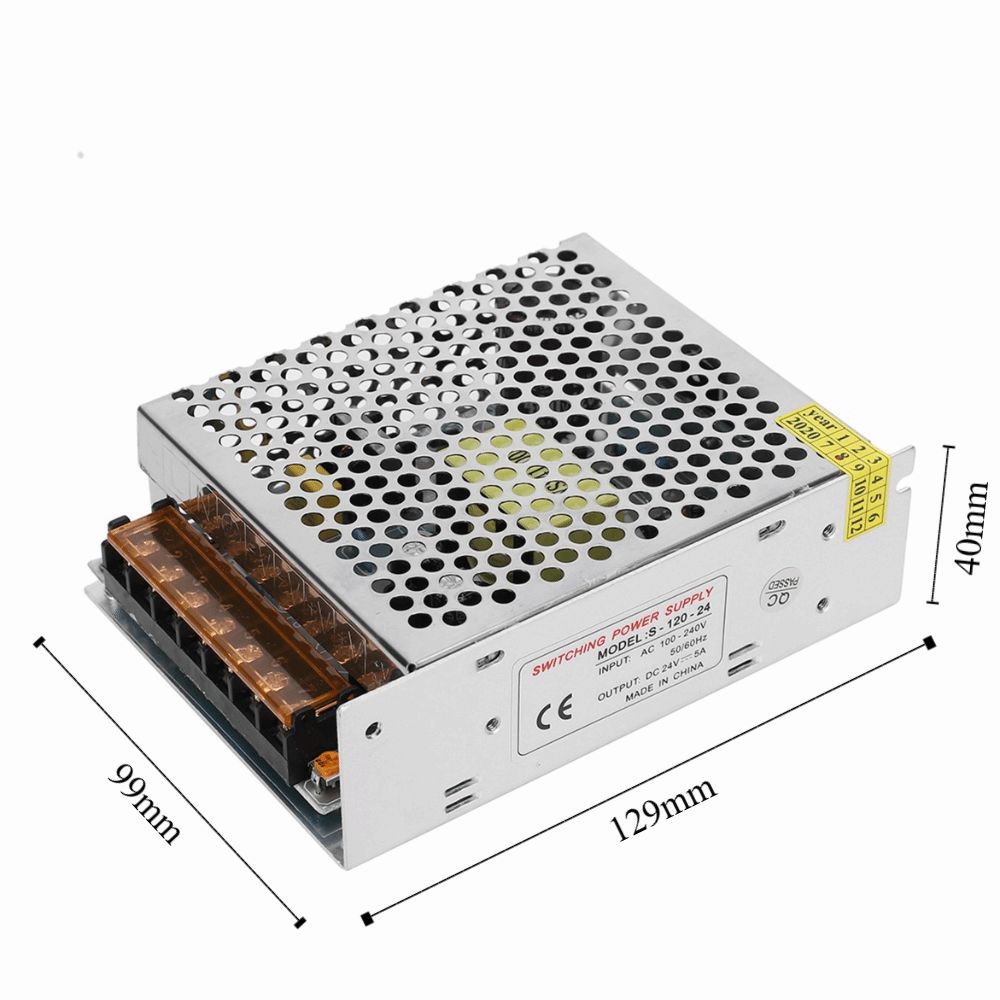 DC24V 5A 120W/2A 48W Switching Power Supply AC100-240V LED Driver Adapter  for CCTV Camera