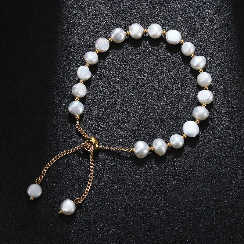 Fashion Classic Pearl Bracelet For Women Girls High Quality Pearl Adjustable Beaded Bracelet Fine Jewelry Accessories Gifts