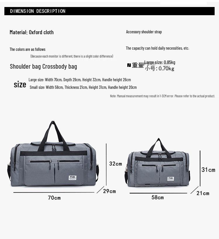 Extra Large Handheld Travel Bag for Men & Women, Ideal for Moving, Work, Travel & Business Trips
