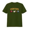 Snow Bros Retro Arcade 80s Game 8Bit Pixel Art T Shirt for Vintage Video Design Cool  vintage Washed Stretched Soft homme