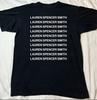 Lauren SpencerSmith Text Black Cotton Shirt Full Size S5XL CL159 Unisex T-Shirt