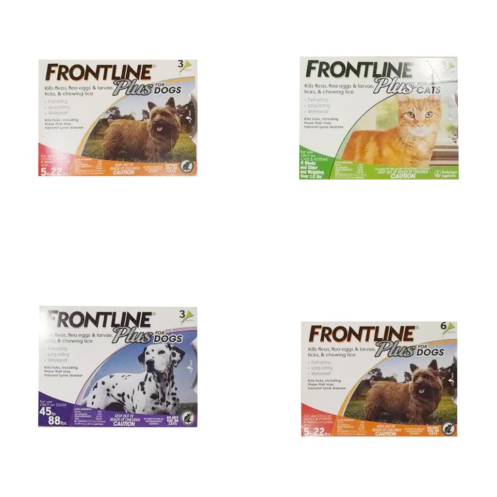 Plus For Cats And Kittens,Dogs And Dogs (1.5 Lb And Over) Flea And Tick Treatmen, 3 Doses 60ml